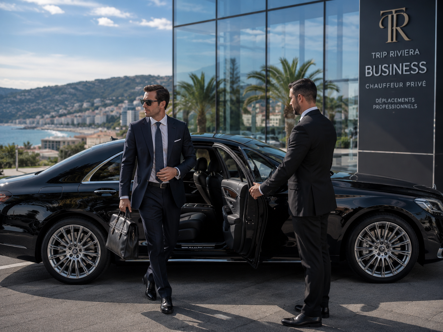 Service de chauffeur business premium sur la Côte d’Azur avec Trip Riviera