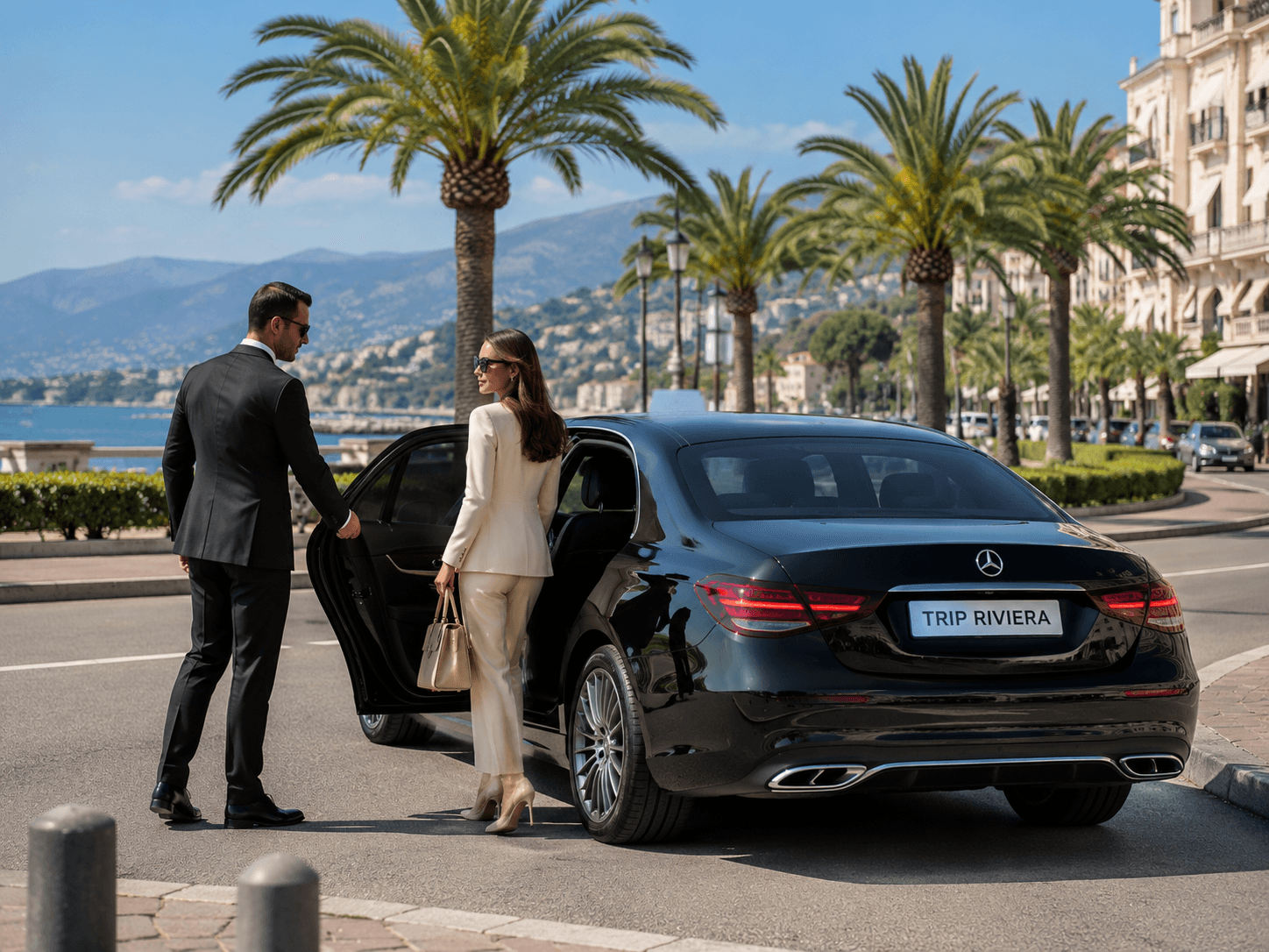 Service de mise à disposition avec chauffeur privé premium sur la Côte d’Azur par Trip Riviera